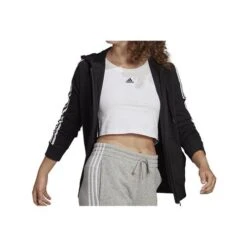 Adidas W 3STRIPES FT FZ HD 8 Adidas W 3STRIPES FT FZ HD -Magasin De Vêtements adidas gl0792 w 3stripes ft fz hd 3 e