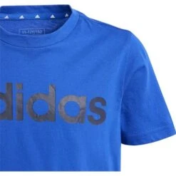 Chemise Adidas Essentials Linear Logo T-shirt En Coton Jr IB4090 -Magasin De Vêtements adidas ib4090 essentials linear logo 3 e