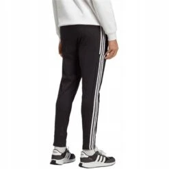 Pantalon Adidas Essentials Jersey Simple Ourlet Ouvert Fuselé 3 Bandes IC0044 -Magasin De Vêtements adidas ic0044 ic0044 3 e