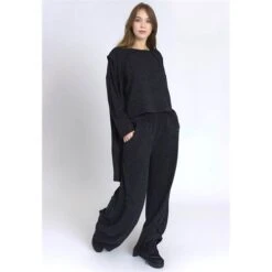 Pantalon Maciejka SpodnieDzianinoweCeciliaGrafit -Magasin De Vêtements maciejka spodniedzianinowececiliagrafit spodniedzianinowececiliagrafit 4 e