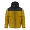 Veste Monotox Puffer H Mustard BlackMX22124 -Magasin De Vêtements monotox mx22124 puffer h mustard black 1 e