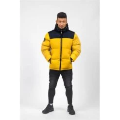 Veste Monotox Puffer H Mustard BlackMX22124 7 Veste Monotox Puffer H Mustard BlackMX22124 -Magasin De Vêtements monotox mx22124 puffer h mustard black 3 e