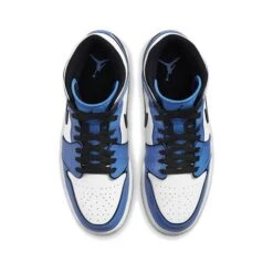 Nike Air Jordan 1 Mid Retro Signal Blue SE -Magasin De Vêtements nike dd6834402 air jordan 1 mid retro signal blue se 3 e