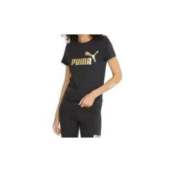 Puma Ess Metallic Logo Tee -Magasin De Vêtements puma 84830301 ess metallic logo tee 3 e